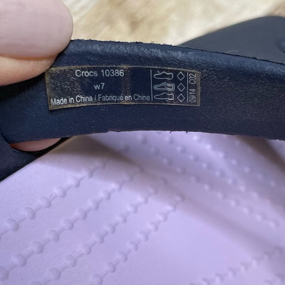 Crocs Women’s Blue Patricia Wedge Sandal Strappy Shoes - Picture 10 of 10